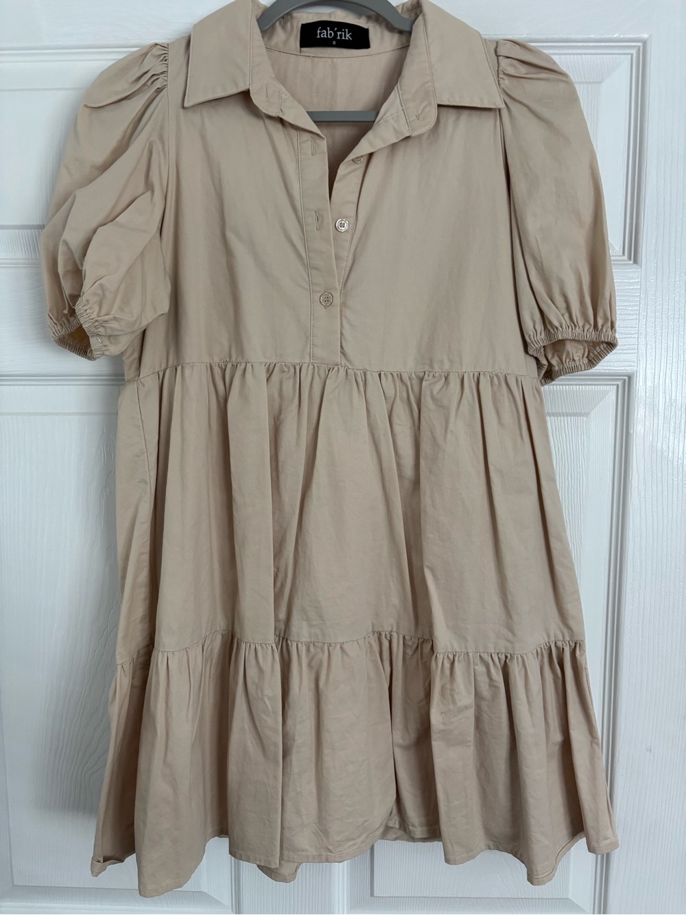Tan mini dress